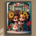 thumbnail image 1 of Cuadros Decorativos 5D bricolaje ronda completa taladro diamante pintura niña Kit arte decoración del hogar (QQ542) Wdftyju embutido en tela, 1 of 9
