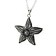 thumbnail image 4 of Juego de Aretes y Cadena con Dije Estrella de Mar ZVEZDA Plata Mexicana Ley .925 Gris, 4 of 5