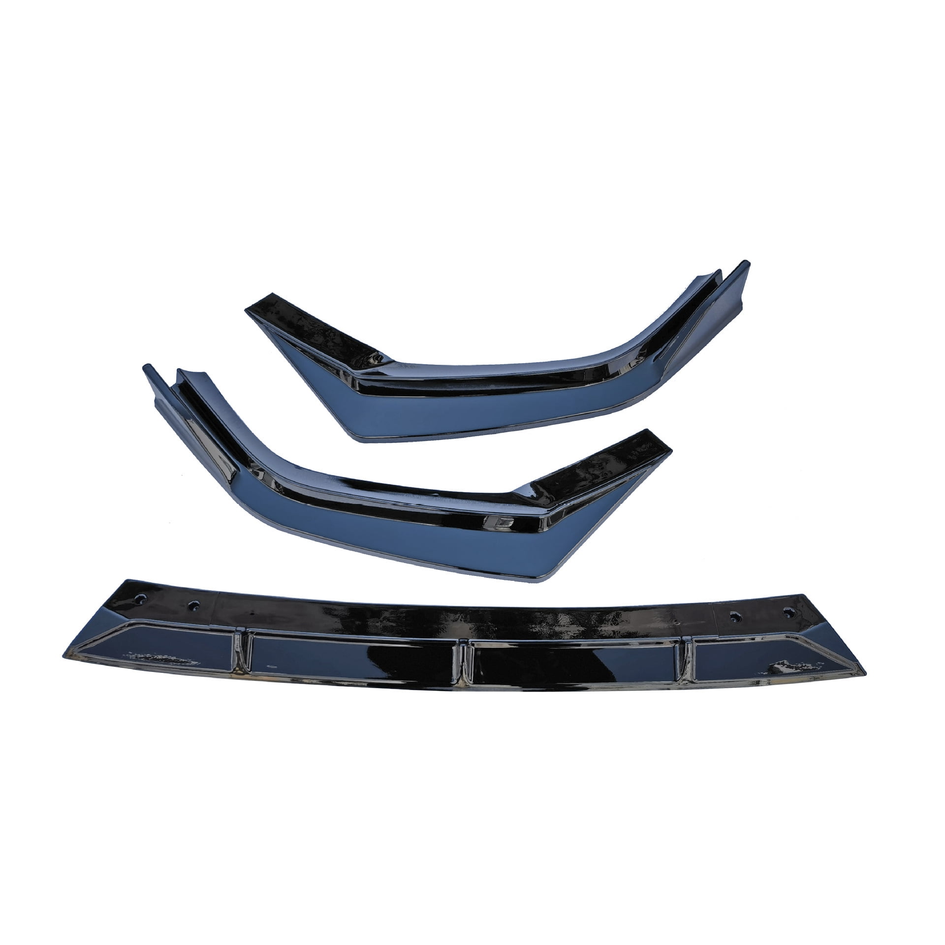 3pcs Set Front Bumper Lip for Honda CR-V CRV 6th 2023, Front Spoiler Diffuser Front Splitter Lip Body Kit Spoiler, Glossy Black