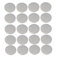 thumbnail image 2 of 40x Round Stainless Steel Tag Findings Pet Identification Metal Blanks 6mm, 2 of 5