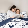 thumbnail image 5 of Castle Fairy Kids Kawaii Animal Panda Full Size Comforter Sets,Tree Branches Bedding Sets, 5 of 8