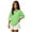 38#Green, variant on Kids' 3/4 Sleeve Polo Shirt Cotton Solid Button Front T-Shirt Weekend Style Side Slits