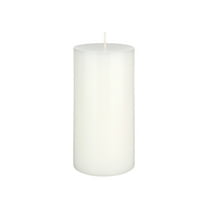 Mega Candles 1 pc Unscented White Round Pillar Candle, Hand Poured Premium Wax Candles 3 Inch x 6 Inch, Home Décor, Wedding Receptions, Baby Showers, Birthdays, Celebrations, Party Favors & More