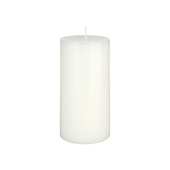 Mega Candles 1 pc Unscented White Round Pillar Candle, Hand Poured Premium Wax Candles 3 Inch x 6 Inch, Home Décor, Wedding Receptions, Baby Showers, Birthdays, Celebrations, Party Favors & More