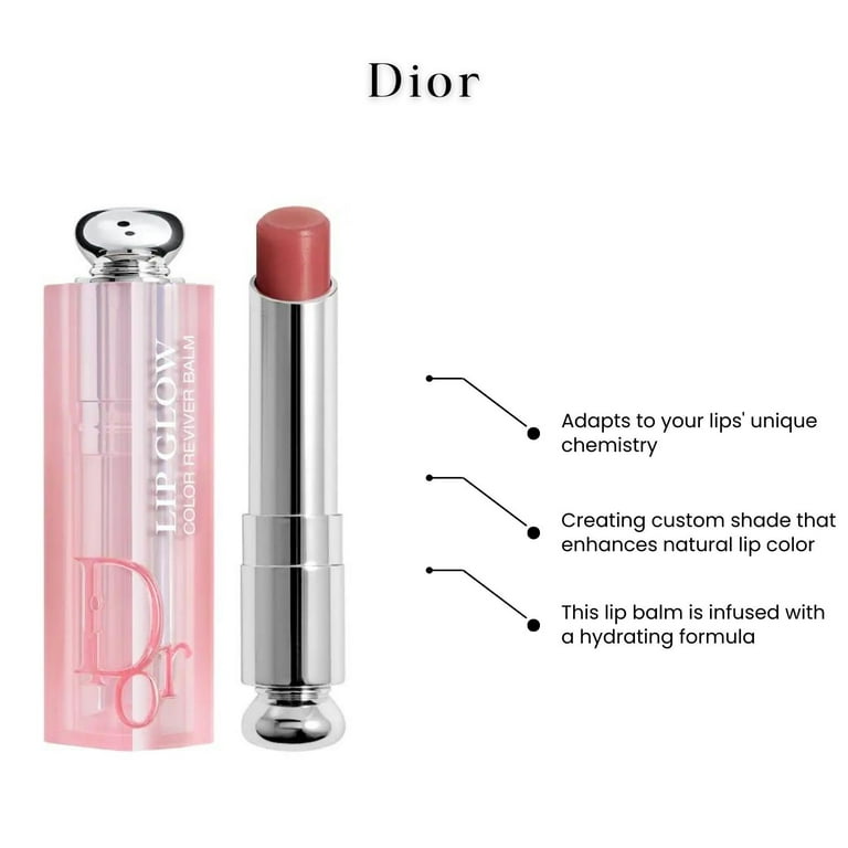 Christian Dior Addict Lip Natural Glow Reviving Lip Balm 12 Rosewood 0.11  oz