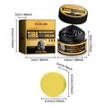 thumbnail image 3 of Car Tire Refurbishment And Bright Coating Paste, Tire Wax For Darkening Gloss Decontamination, Moisturizing Anti-oxidation, Easy To Use Long-lasting, 3 of 9