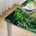 thumbnail image 5 of BANET , Square Tablecloth, Trees in of Summer Jungle Photo, Square Table Cloth for Dinner Weddings white, 5 of 8