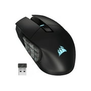Corsair SCIMITAR ELITE Wireless MMO Gaming Mouse, 16 fully programmable buttons, adjustable 12-button side panel, 26,000 DPI, CH-9314311-NA, Black