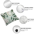 thumbnail image 6 of Ullo0ord Leaf Pillow Covers Summer Tropical Leaves Throw Pillows Cover Modern Outdoor Square Pillow Case for Home Couch Bed Sofa Patio, 6 of 7
