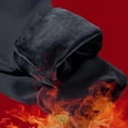 thumbnail image 5 of Men’s Fleece Lined Jogger Pants Zipper Pocket Elastic Waist Loose Fit Winter Sweatpants, 5 of 5