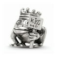 thumbnail image 1 of 925 Sterling Silver Reflections Frog Prince Kiss Me Bead; for Adults and Teens; for Women and Men, 1 of 1