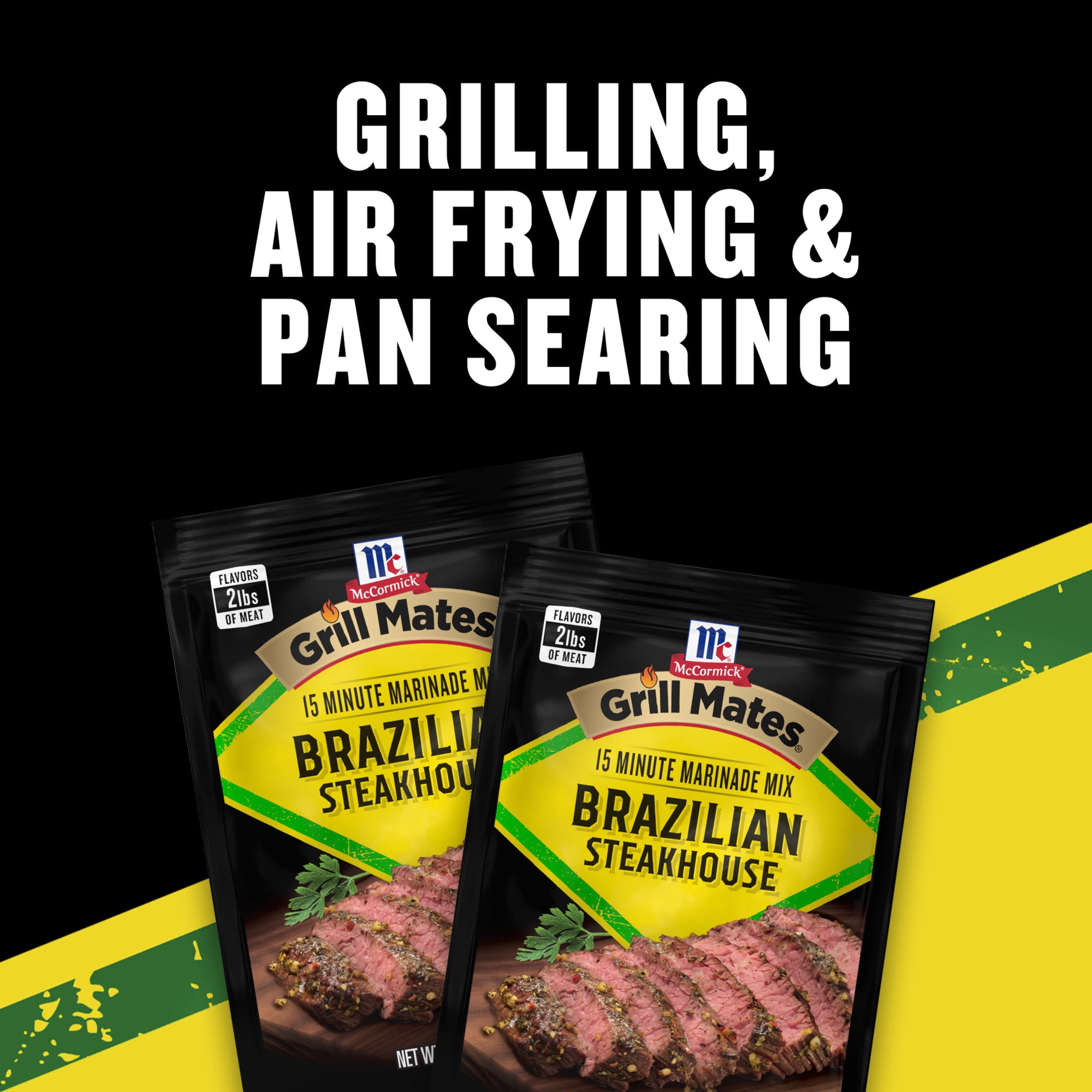 Grill Mates, Steak Marinade, 1.06 oz Gluten Free Brazilian