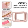 thumbnail image 3 of Clear Makeup Case Toiletry Bag Multipurpose Travel Makeup Train Case Portable Cosmetic Organizer Transparent Storage Bag White - Pink, 3 of 5
