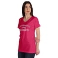 thumbnail image 4 of Inkmeso Caffeinated & Vaccinated Funny Pro-Vaccine Womens Top Cotton T-shirt, 4 of 9