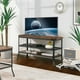 thumbnail image 4 of Costway Mueble TV Industrial Soporte para TV hasta 46’’ Estante de 3 Niveles Mesa Rústica para Entrada Salón 100 x 40 x 55,5 cm Marrón, 4 of 8