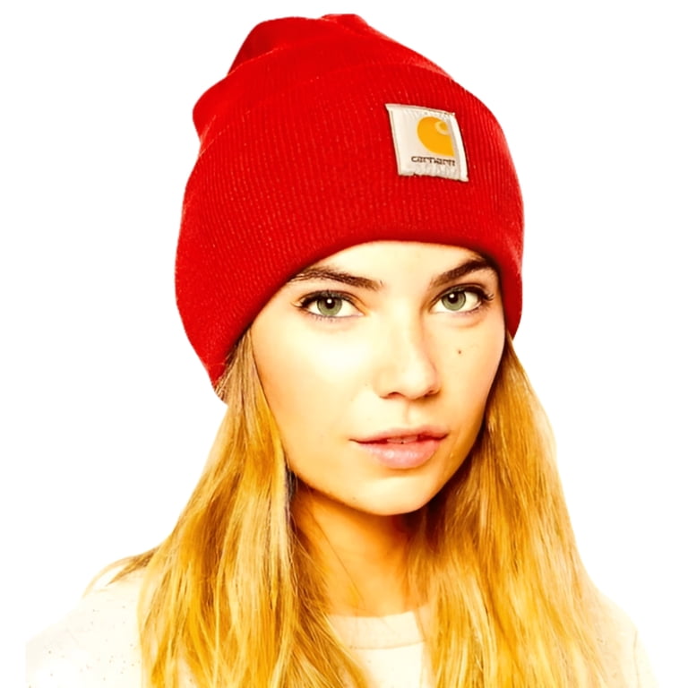 Carhartt Limited Edition Fire Red Watch hat Cuffed Beanie  display picture 2