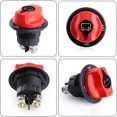 thumbnail image 2 of Battery Switch - 12-24V 50A On-Off Power Kill Waterproof Master Switch - for Boat, Motorcycle, Yacht, Car, Bus, RV, UTV Vehicles, 2 of 5