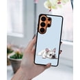 thumbnail image 5 of WIRESTER Shockproof Soft Rubber Cover Case for Samsung Galaxy S26 Ultra 6.9" 2026, French Bulldog Dog Lying Down Looking Up On Pale Aqua Background, 5 of 5