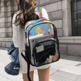 thumbnail image 6 of Ttyddzy Clear Backpack Heavy Duty PVC Transparent Backpack for College Workplace, Coral Reef Fairy Art, 6 of 8
