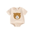 thumbnail image 3 of Baby Summer Romper Cute Bear Print Short Sleeve Newborn Jumpsuit for Toddler Boy Girls Cute Clothes, 3 of 10