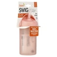 thumbnail image 5 of Boon Swig Toddler Silicone Straw Cup, 9 Ounces Pink, 5 of 6
