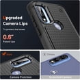 thumbnail image 5 of for Motorola Moto G Play 2023 Case G Power 2022 Case Gift Militay Grade Drop Protective Cover Shockproof Case for Moto G Play 2023 G Pure Phone Case for Women Men Boy Girl (Black+Black), 5 of 17