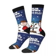 thumbnail image 3 of Medias navideñas de Snoopy y Charlie Brown, diseño de cómic, novedosas, calcetines antibacterianos de otoño, calcetines suaves unisex para hombre para exteriores, 3 of 5