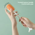 thumbnail image 4 of Cepillo de esponja para limpiar botellas con mango largo y soporte | Limpiador de botellas y vasos de 28 cm | Herramienta para limpiar botellas de agua deportivas y decantadores de vino, 4 of 7