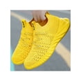thumbnail image 6 of Daeful Kids Athletic Slip On Sock Sneaker Gym Lightweight Jogging Comfort Breathable Fashion Boys Running Shoes Yellow 3Y, 6 of 9