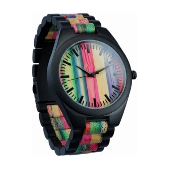 Men's Wooden Quartz Watch for Men, Lightweight Analog Wood Wristwatch, Gift Box Included