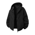 thumbnail image 2 of Men's and Women's Sun-protective Clothing Workwear Jackets-Couple Skin Clothing Quick-drying Waterproof Breathable Tops for Spring and Autumn Outdoor Activities,Hiking,and Daily Use,Black,L, 2 of 5