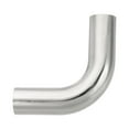 thumbnail image 4 of 90 Degree Mandrel Bend Elbow, 3/4 Inch OD Steel Exhaust Elbow Piping Connector 67mm 316 Stainless, 2 Pack, 4 of 5