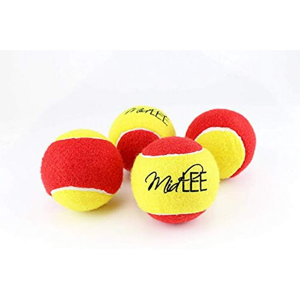 Midlee 3 Inch Large Tennis Balls for Dogs, Pack of 4 Durable Toy Balls