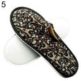 thumbnail image 2 of Ludlz Disposable Slippers Non-Slip Fleece Cloth Closed Toe Spa Slippers for Hotel, Travel, Guest and Home Portable Disposable Tree Leaf Print Closed Toe Slippers Hotel Travel SPA Shoes, 2 of 7