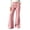 Pink, variant on Linen Blend Flare Dress Pants for Women High Waist Double Button Loose Bootcut Pants Business Casual Pants with Pockets for Daily office White