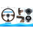 thumbnail image 3 of Universal 350mm 13.8inch Aluminum Boat Yacht Marine Pontoon Boat Steering Wheel, 3 of 10