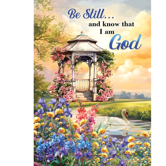 Briarwood Lane Everyday Garden Flag 12x18 For Outdoor Be Still Garden Flag Flags For Outside
