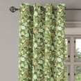 thumbnail image 2 of Ambesonne Skull Grommet Curtain, Sketchy Spooky Camouflage, 50" x 84", Pale Green Pale Brown, 2 of 6