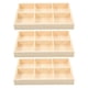 thumbnail image 1 of Wooden Tray Organizer with Compartments Multi Purpose Storage Box for Art Supplies, Makeup Tools, and Small Items, 1 of 5