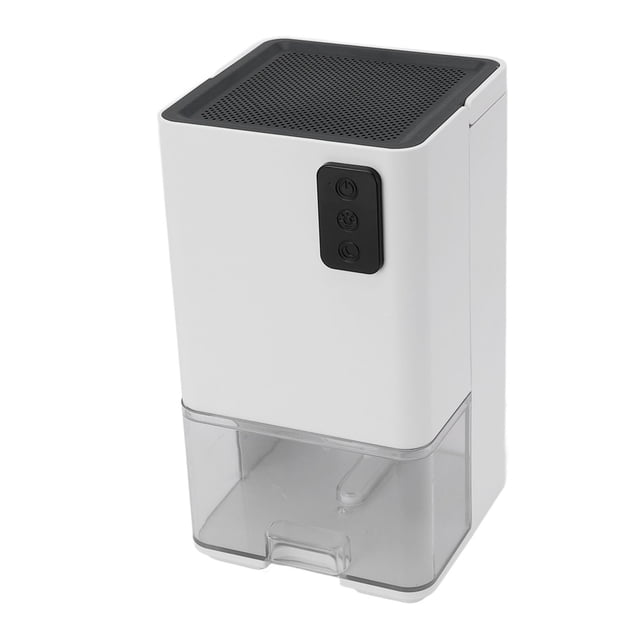 Household Dehumidifier, 40W Intelligent Humidity Monitoring Auto Shut Off Indoor Dehumidifier with Filtration and 1.2L Water Container for Bedroom Basements Bathroom RVs
