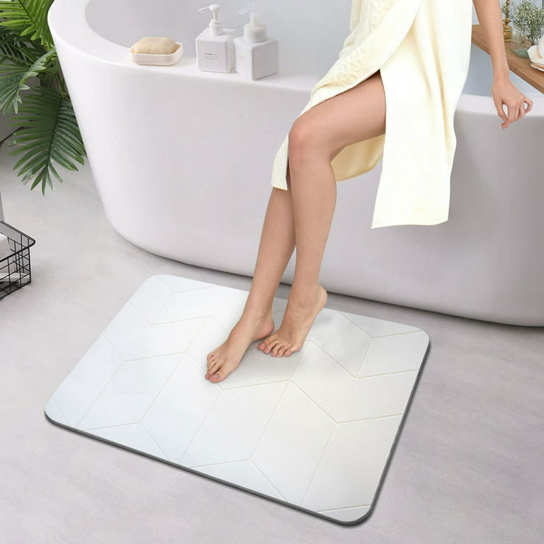 Diatomite Earth Bath Mats 30*40cm Non Slip Fast Drying Bathroom
