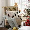 thumbnail image 4 of Stijggn Holiday Pillowcases Christmas Decorations Xmas Decorations Soft Plush Faux Fur Wool Beige Throw Pillow Cases Winter Holiday Decor for Sofa Couch, 4 of 6