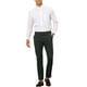 Lars Amadeus Pantalons de Costume à Rayures pour Hommes Slim Fit Business Costume Pantalon Noir 34 – image 2 sur 5