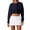 Navy, variant on Women’s Button Down Cropped Cardigan Sweatshirt, Oversized Long Sleeve Lightweight Cropped Bomber Jacket, Solid Casual Layering Top for Spring Fall Daily Lounge Workout(Black/S)