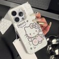 thumbnail image 4 of Sanrio Hello Kitty Pochacco Happy Phone Case For iPhone 15 14 13 12 11 Pro Max 7 8 Plus XR XS MAX Y2K Girl Anti Fall Back Cover, 4 of 5