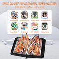 thumbnail image 4 of Trading Card Binder 900 Pockets, TCG Card Album for Standard Size Game Cards, Sports Card, Fits 900 Cards with 50 Removable Sleeves, Portable Card Book for Collectors, Magma Sentinel 900p, 4 of 5