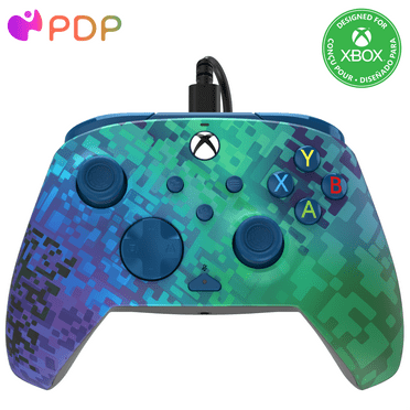 PDP REMATCH Advanced Wired Controller: Glitch Green For Xbox Series X|S, Xbox One, & Windows 10/11 PC