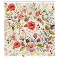 thumbnail image 3 of Ambesonne Colorful Shower Curtain, Abstract Flowers Roses, 69"Wx70"L, Multicolor, 3 of 3