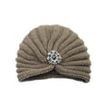 thumbnail image 2 of Women's Bohemian Round Bead Knitted Hat, Winter Woolen Cap with Decorative Accessories for Cold Weather Fashion and Gift Giving, 2 of 4