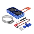 thumbnail image 4 of HILABEE Ventilateur de Dissipation de Chaleur pour Moteur de Voiture RC, Kit 22000RPM Réglable, Pièces de Réparation Professionnelles Robustes, Installation Facile, Ventilateurs Doubles de Refroidissement, Bleu, 4 of 7